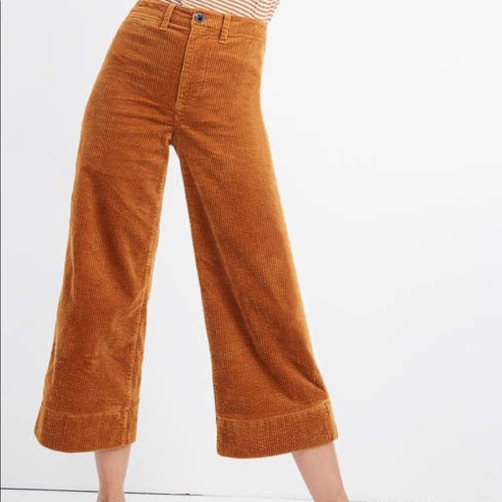 Madewell corduroy wide leg pants